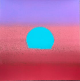 Serigraph by Andy Warhol Sunset