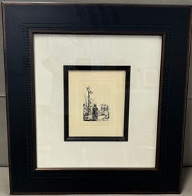 Rembrandt Etching. Rembrandt (After by Amand Durand). Certificate of Authenticity included.