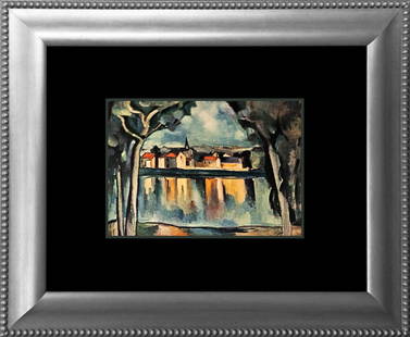 Maurice De Vlaminck color plate Lithograph after Vlaminck Hermitage Collection: Maurice De Vlaminck color plate Lithograph Hermitage Collection Approx 20 x 24 inches. Professionally framed. Includes certificate of authenticity.