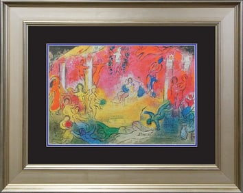 Marc Chagall Lithograph Hand signed