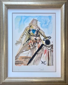 Salvador Dali On Voit Cette Reine 1979. Lithograph Limited Edition Hand signed and numbered