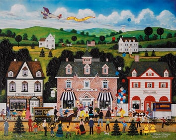 Jane Wooster Scott Limited Edition hand enhanced canvas