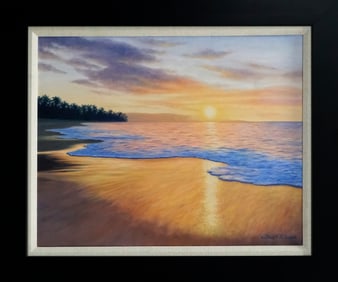 Robert Copple Hand embellished on canvas Limited Edition