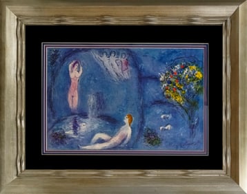 Marc Chagall Lithograph Hand signed