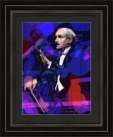 Arturo Toscanini Mauestro By David Lloyd Glover Original mixed media on canvas