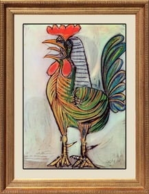 Pablo Picasso Le Coq Limited Edition after Pablo Picasso Rooster Collection Domain