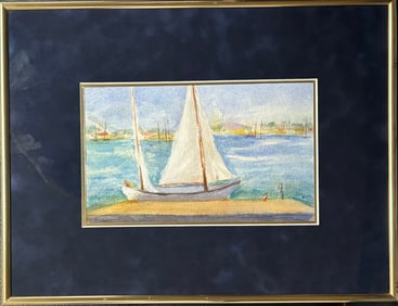 Georgia Thomas Vintages Original Watercolor.