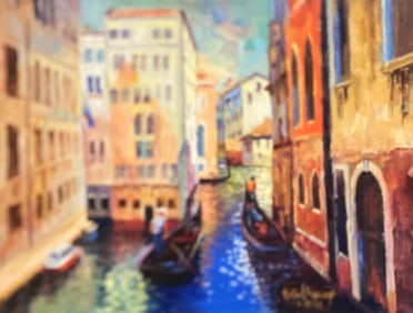 Original oil on canvas by Rafael Maniago