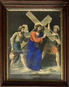 Jesus Christ oil painting on wood 20x26 inch image size