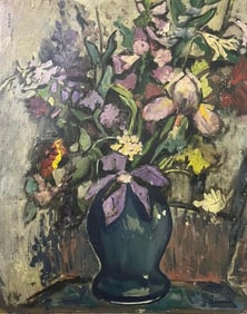 Georgette Chen Oil on board 1960-1965