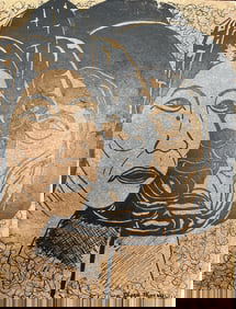 Diego Rivera Ink on paper original