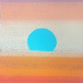 Andy Warhol Serigraph Sunset 1972.