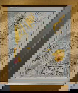 Salvador Dali Limited Edition Lithograph Hand signed and numbered Monument to the Ideal Doctor: Monument to the Ideal Doctor Limited Edition Lithograph Salvador Dali Hand signed and numbered by Dali Custom framed Includes Certificate of Authenticity. Approx size is 32x25 inches.