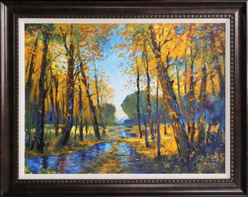 Original mixed media on canvas by Michael Schofield Landscape mmo