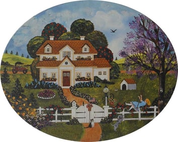 Jane Wooster Scott Limited Edition hand enhanced canvas