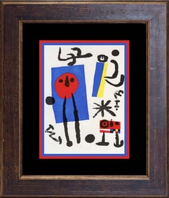 Joan Miro Color Plate Lithograph 1962 Maeght Paris