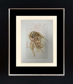 Salvador Dali 1964 Original Wood Block Divine Comedy