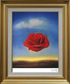 Salvador Dali color plate lithograph on paper