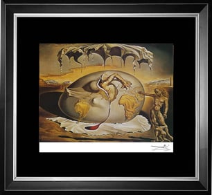 Salvador Dali color plate lithograph on paper