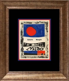 Joan Miro Lithograph from Galere Maeght