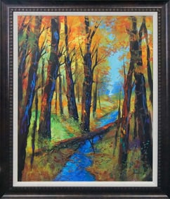 Michael Schofield Original on canvas 40 x 30 inches image size landscape