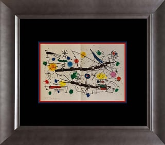 Joan Miro Lithograph from 1972