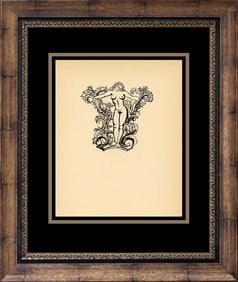 Aristide Maillol Woodcut Wood Block from circa 1940s