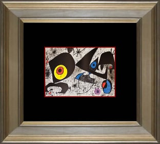 Joan Miro Original Lithograph 1972 Siecle