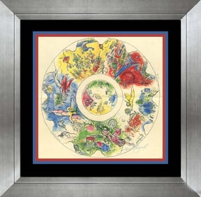 Marc Chagall Lithograph from 1974