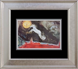 Marc Chagall Hand signed Lithograph