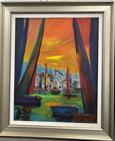 Original oil on canvas by Michael Schofield Landscape
