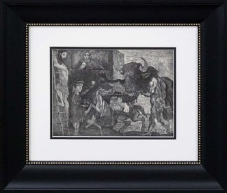 Pablo Picasso Etching from 1972