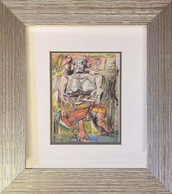 Willem de Kooning  Color Plate Lithograph from 1970