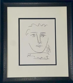 Pablo Picasso Pour Roby Limited Edition Etching embossed