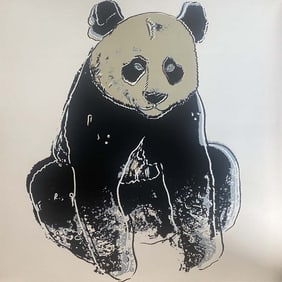 Andy Warhol Serigraph Screenprint Giant Panda 1983