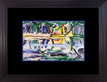 Roy Lichtenstein 1993 Color Plate Lithograph