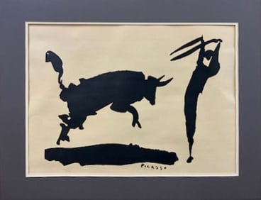 Pablo Picasso Lithograph from 1961 Bull Fight
