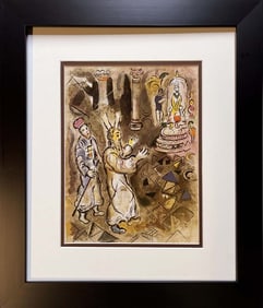 Marc Chagall Lithograph 1974