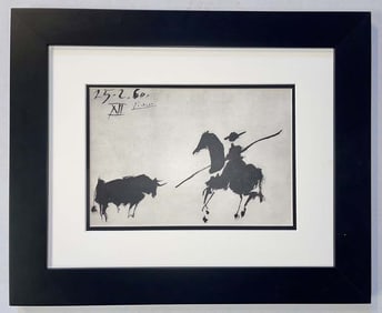 Pablo Picasso Lithograph from 1961.