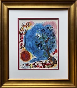 Marc Chagall lithograph from 1972