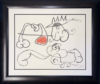 Joan Miro 1971 Original Lithograph Limited Edition Hand signed and numbered Ubu Aux Baleares