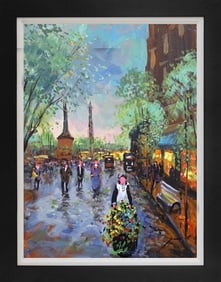 Michael Schofield Hand embellished on canvas