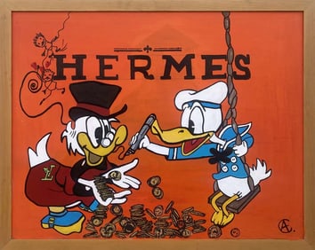 Original oil on canvas by Art Chorny Hermes