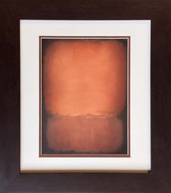 Mark Rothko color plate lithograph