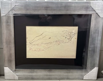 Gustav Klimt. Vintage Lithograph