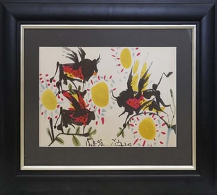 Pablo Picasso Lithograph from  1951  dated 1950 in the plate.