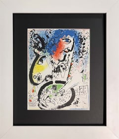 Marc Chagall color plate Lithograph from 1970