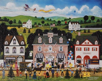 Jane Wooster Scott Limited Edition hand enhanced canvas