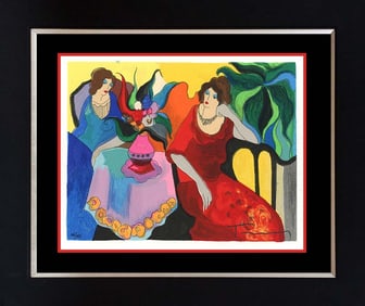 Itzchak Tarkay Limited Edition Serigraph