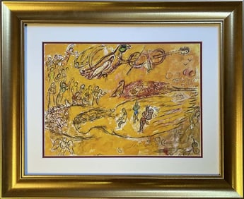 Marc Chagall Lithograph from the Verve Collection